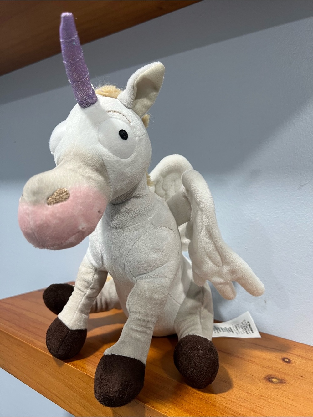 DISNEY STORE Pixar Onward Unicorn 9.5" Stuffed Plush Doll Pre Loved